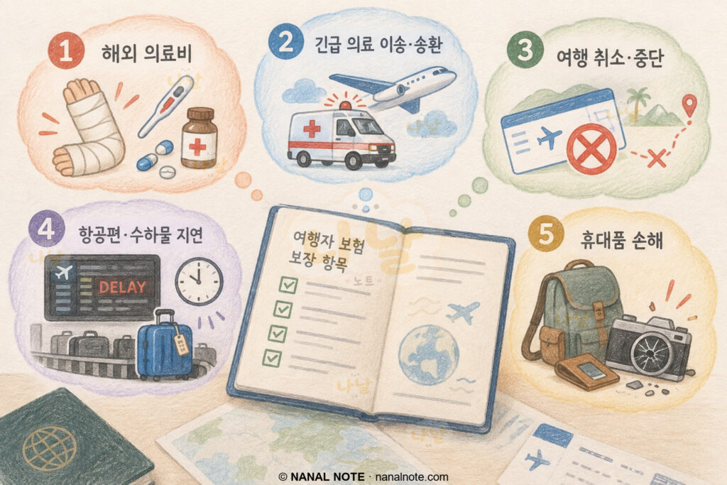 해외 여행자 보험을 비교할 때 알아두어야 할 5가지 우선순위